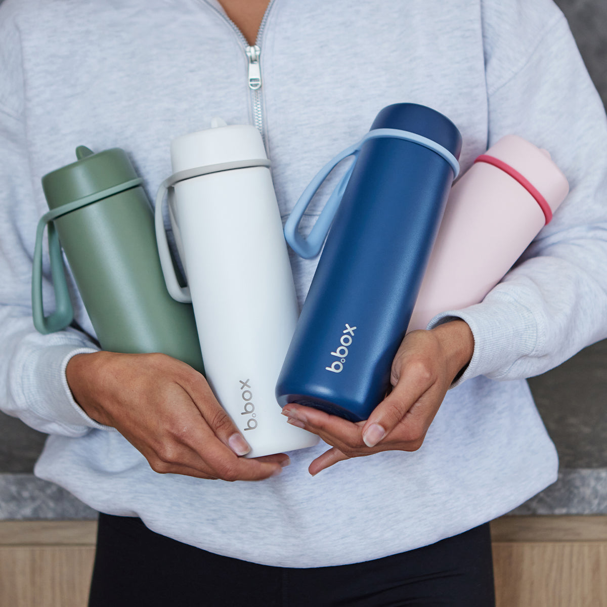 b.box Insulated Flip Top 690ml Bottle - Assorted Colours