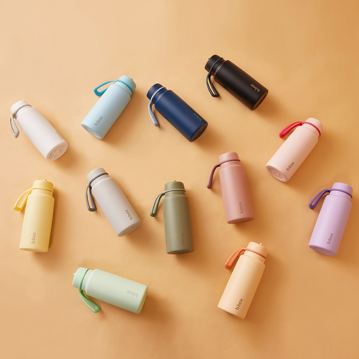 b.box Insulated Flip Top 1L Bottle - Assorted Colours