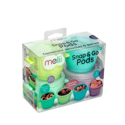 Melii 6oz Snap & Go Pods - 4 Pack