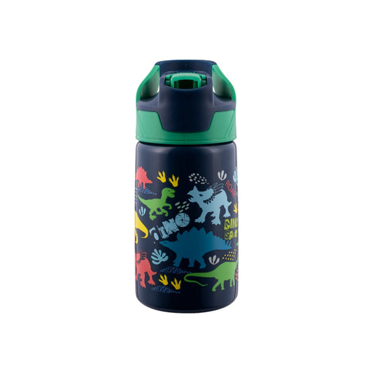 Avanti YumYum 375ml Auto Flip Spout Insulated Bottle - Dinosaur Parade *PREORDER*