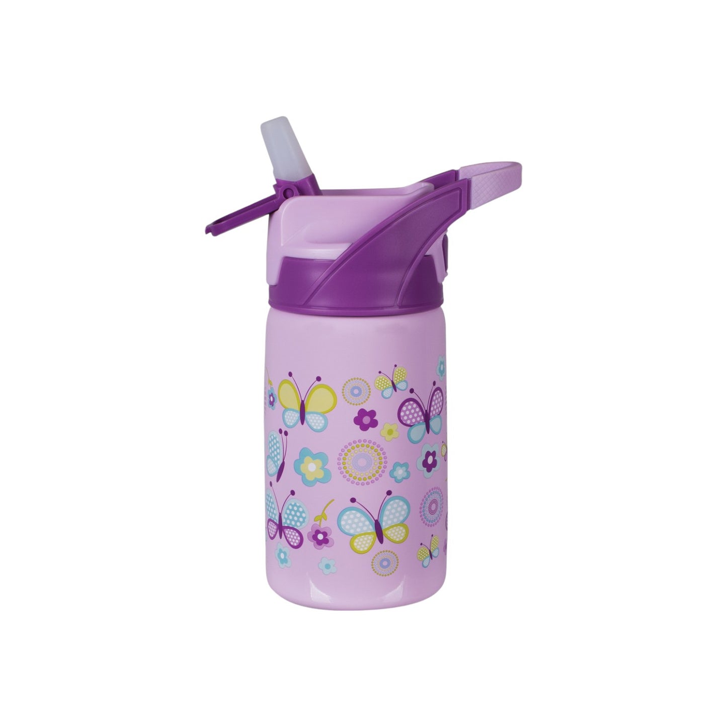 Avanti YumYum 375ml Auto Flip Spout Insulated Bottle - Butterflies