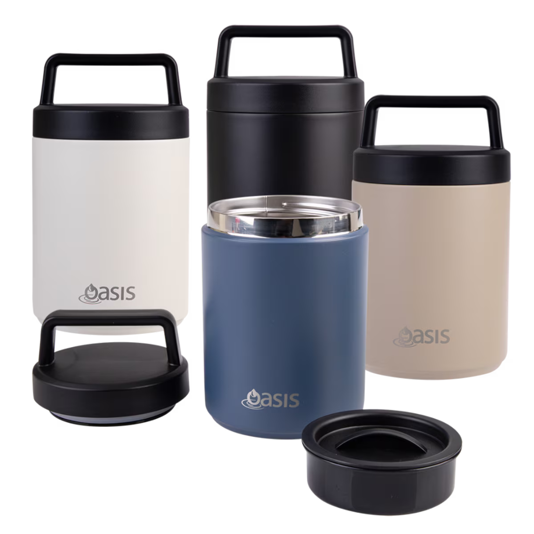 Oasis 480ml Insulated Food Flask - Assorted Colours