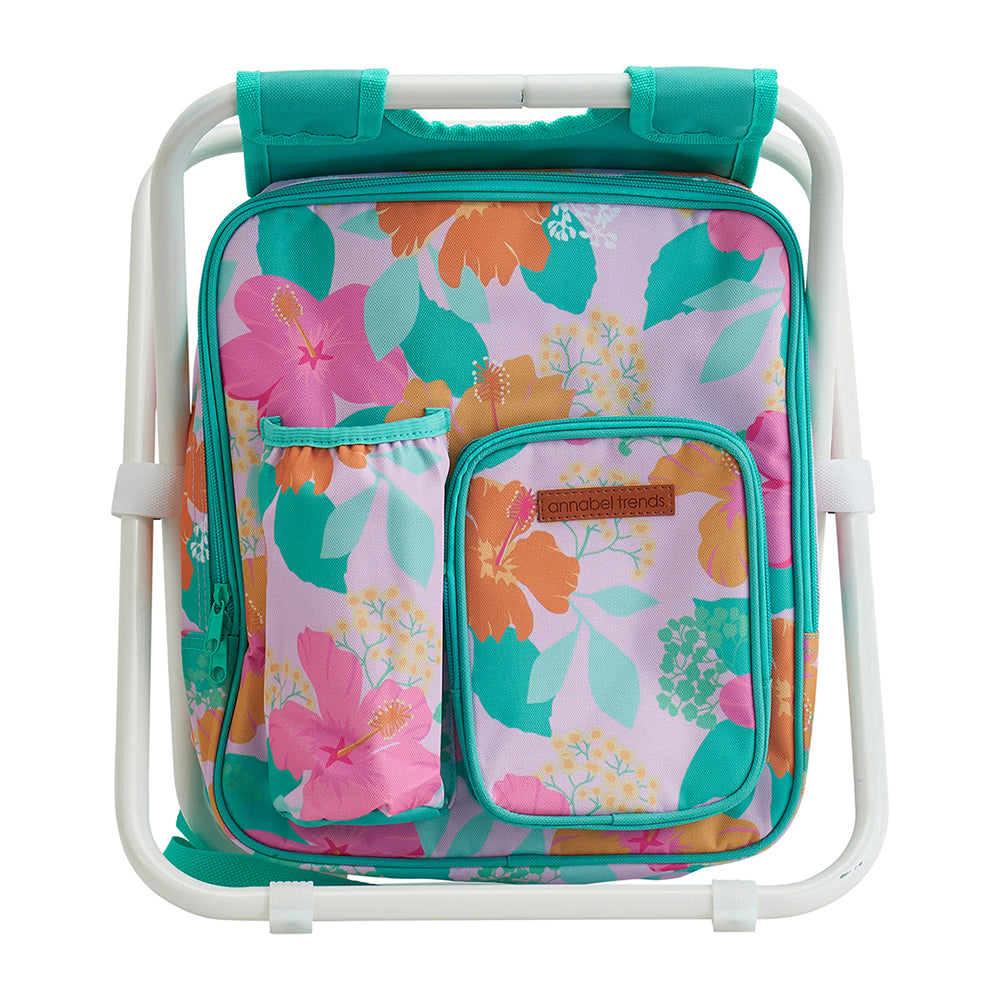 Annabel Trends Picnic Cooler Chair - Hibiscus