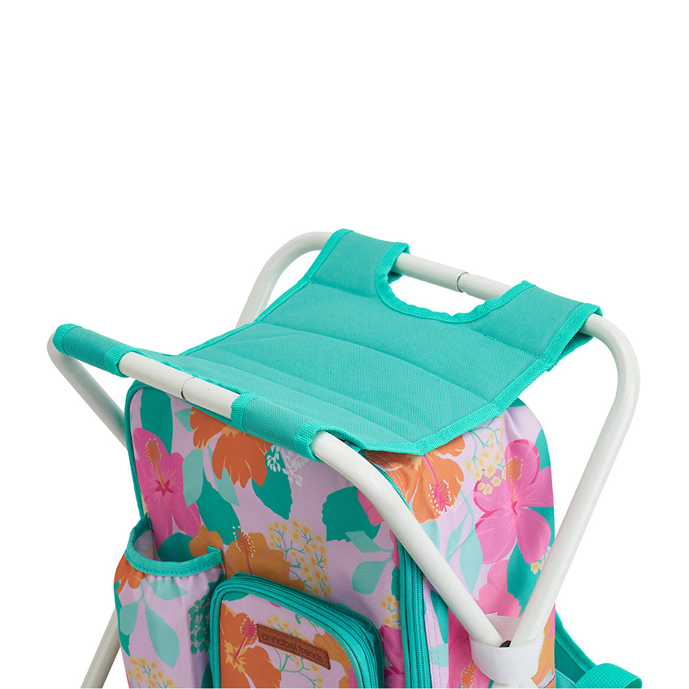 Annabel Trends Picnic Cooler Chair - Hibiscus