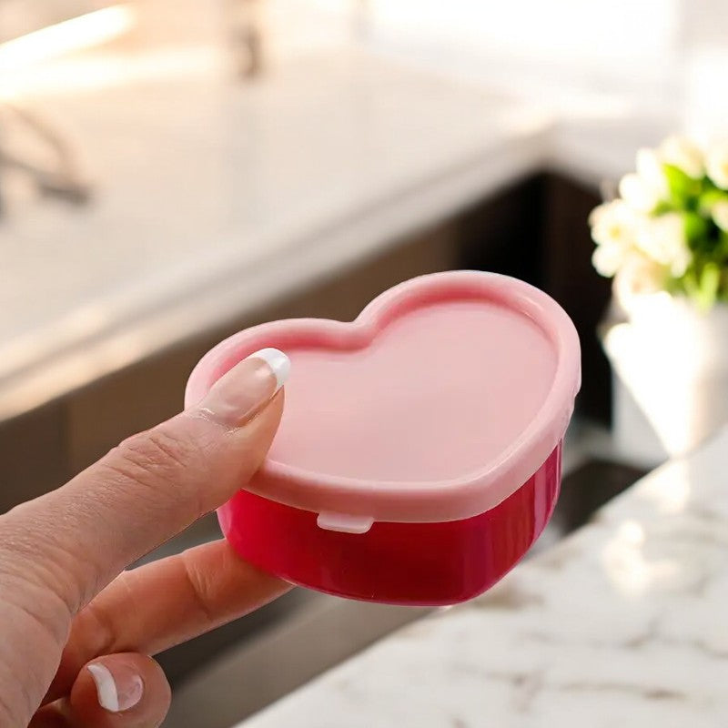 Heart Snack Containers & Jelly Moulds - 5 Pack