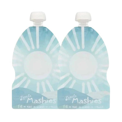 Little Mashies Reusable Yogurt Pouch 2 Pack - Sun