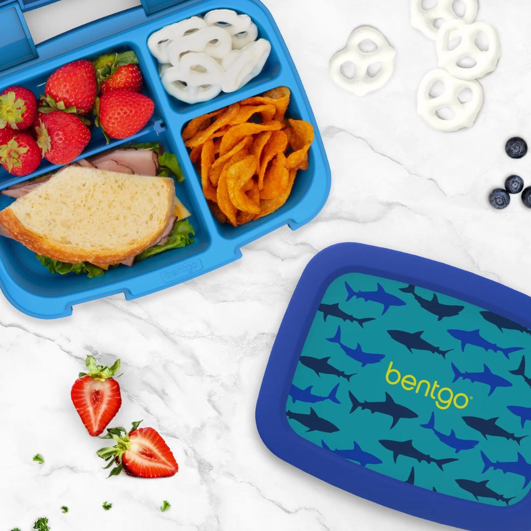 Bentgo Kids Prints Small Lunchbox - Sharks