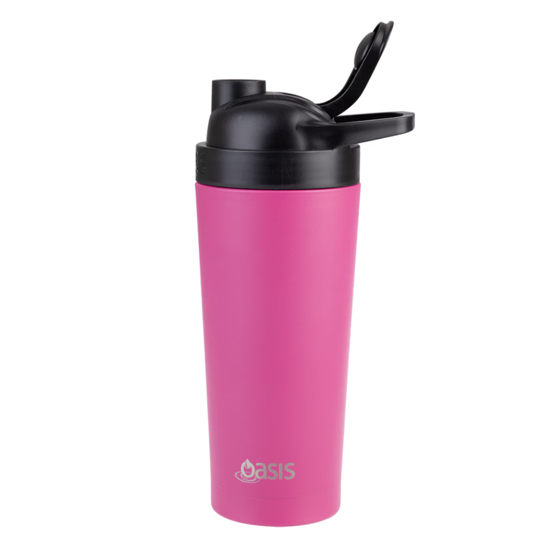 Oasis 700ml Insulated Protein Shaker - Assorted Colours