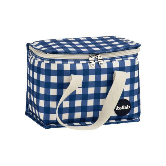 Kollab Insulated Lunch Box Bag - Blue Check *PREORDER*