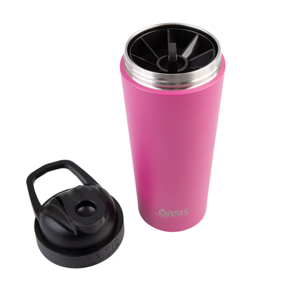 Oasis 700ml Insulated Protein Shaker - Assorted Colours