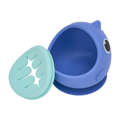 Annabel Trends Silicone Snack Bowl - Blue Dino