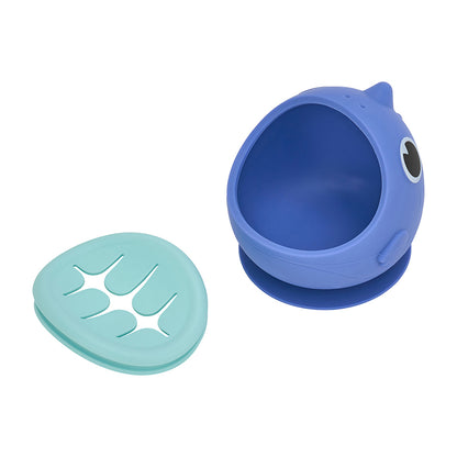 Annabel Trends Silicone Snack Bowl - Blue Dino