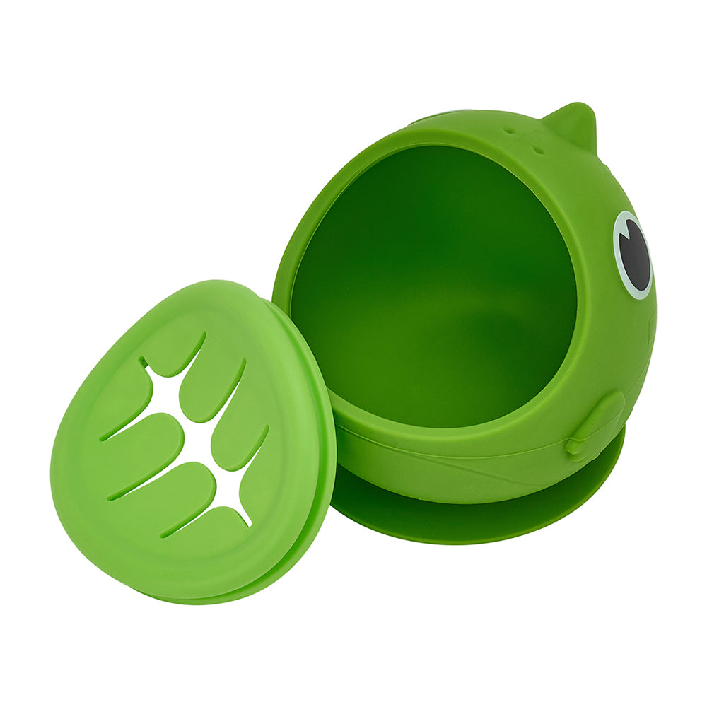 Annabel Trends Silicone Snack Bowl - Green Dino