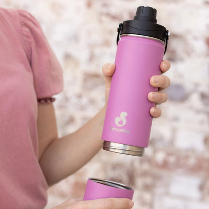 Smooshie 500ml Insulated Drink Bottle & Snack Cup - Watermelon