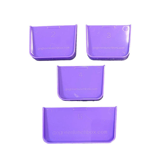 Go Green Dividers Set of 4 - Purple