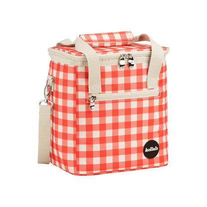 Kollab Mini Insulated Cooler Bag - Red Check *PREORDER*