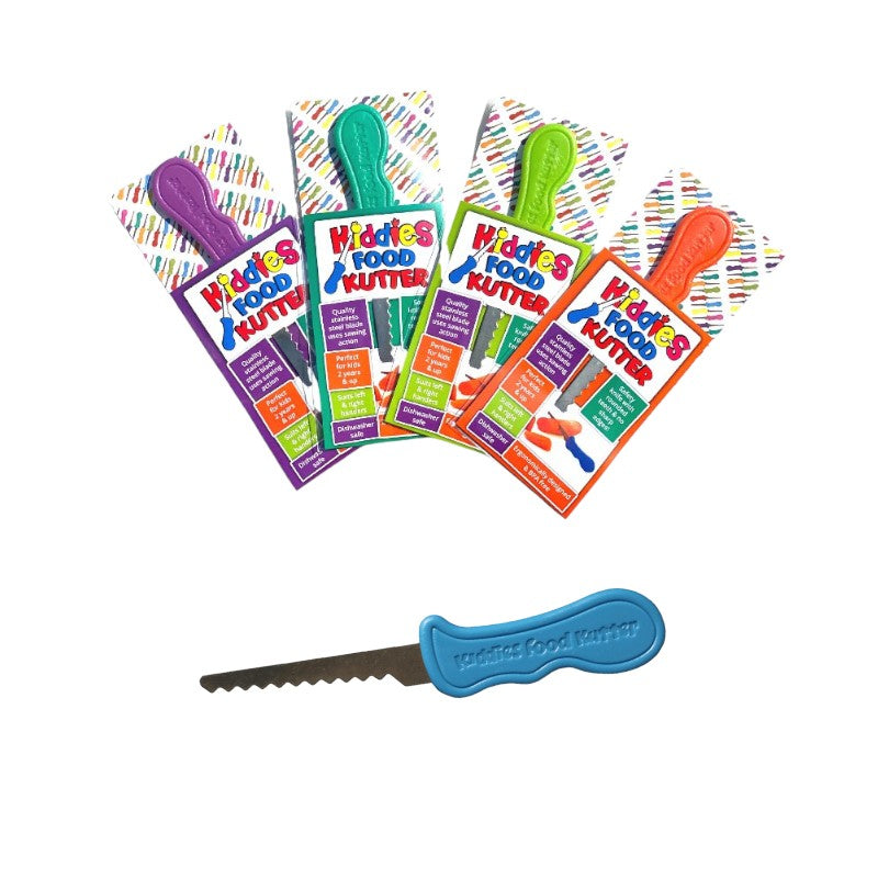 Kiddies Original Food Kutter Knife - Assorted Colours