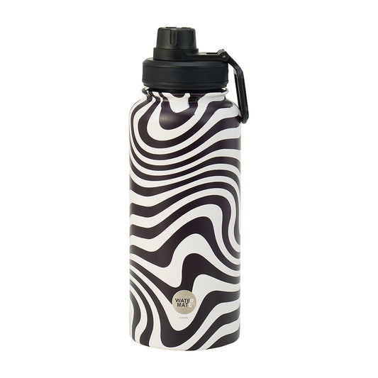 Annabel Trends Watermate Stainless Steel 950ml Bottle - Hypnotic Swirls