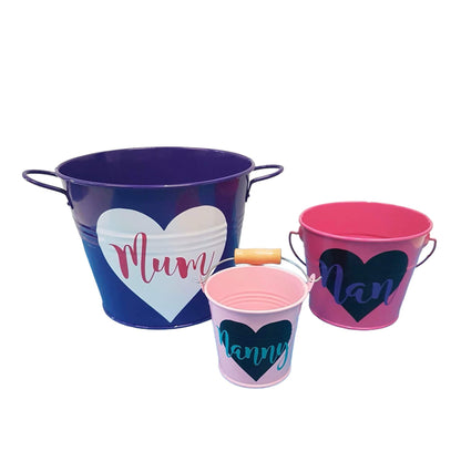 Personalised Mother's Day Bucket - Medium