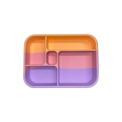 The Zero Waste People Silicone Bento Lunchbox - Assorted Colours