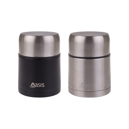 Oasis 600ml Stainless Steel Food Flask - Assorted Colours