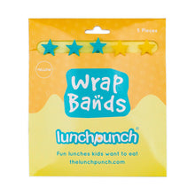 Load image into Gallery viewer, Lunch Punch Silicone Wrap Bands - Yellow Set