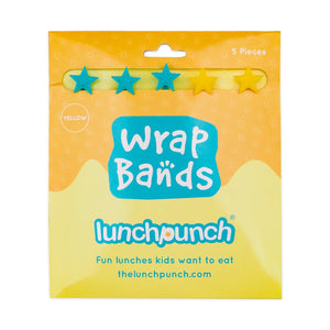 Lunch Punch Silicone Wrap Bands - Yellow Set