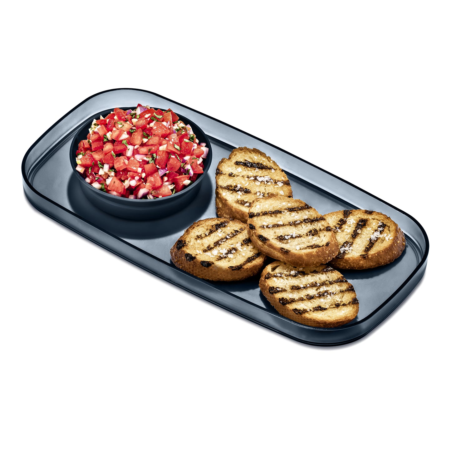 Madesmart Dipware Appetiser Tray with Bowl - Assorted Colours