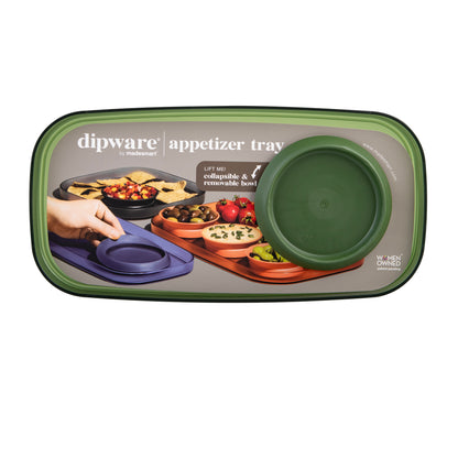 Madesmart Dipware Appetiser Tray with Bowl - Assorted Colours