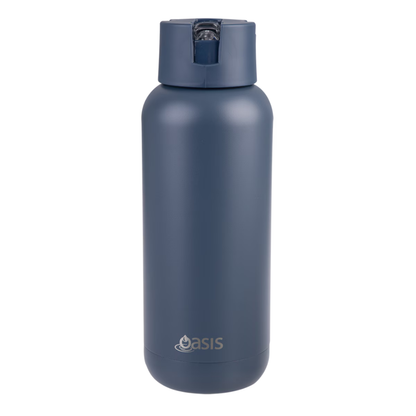 Oasis 1L Moda Ceramic Lined Insulated Drink Bottle - Assorted Colours