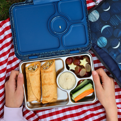 Yumbox Prêt Stainless Steel Bento Box 4 Compartment - Assorted Colours