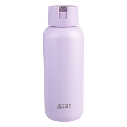 Oasis 1L Moda Ceramic Lined Insulated Drink Bottle - Assorted Colours