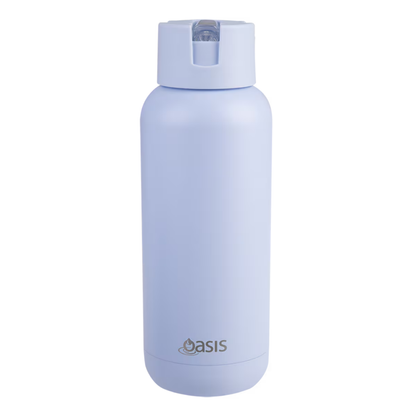 Oasis 1L Moda Ceramic Lined Insulated Drink Bottle - Assorted Colours