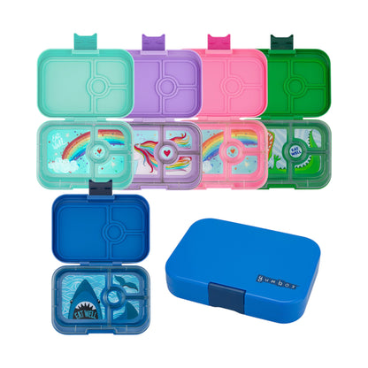 Yumbox Panino Lunch Box 4 Compartment - Assorted Colours