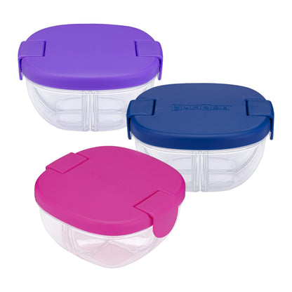 Yumbox Snack Bowl 3 Compartment - Assorted Colours