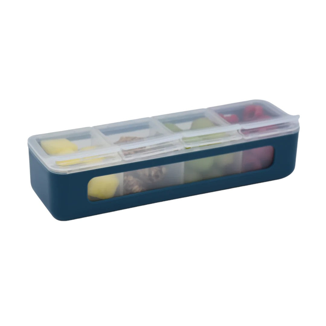 Melii Luxe 4 Compartment Snackle Box - Assorted Colours *PREORDER*