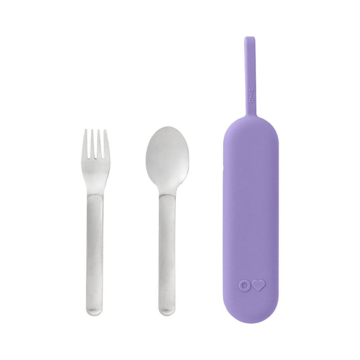 Omie Up Stainless Steel 3 Piece Utensil Set - Assorted Colours