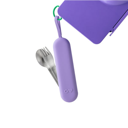 Omie Up Stainless Steel 3 Piece Utensil Set - Assorted Colours