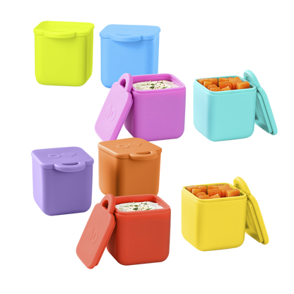 Omie Dip Silicone Dip Containers 2 pack- Assorted Colours