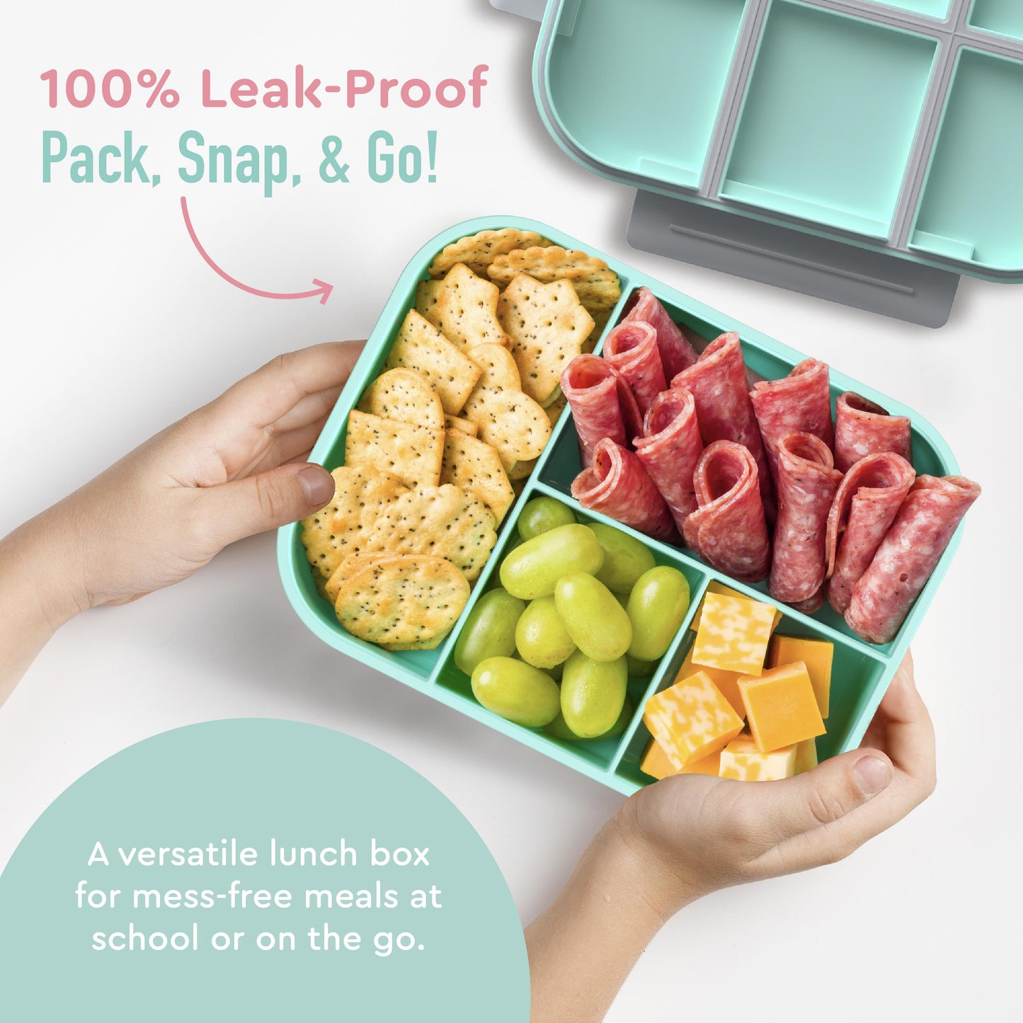 Bentgo Kids Snap & Go Lunch Box - Puppies