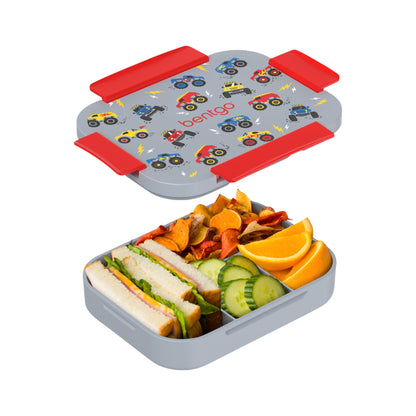 Bentgo Kids Snap & Go Lunch Box - Trucks