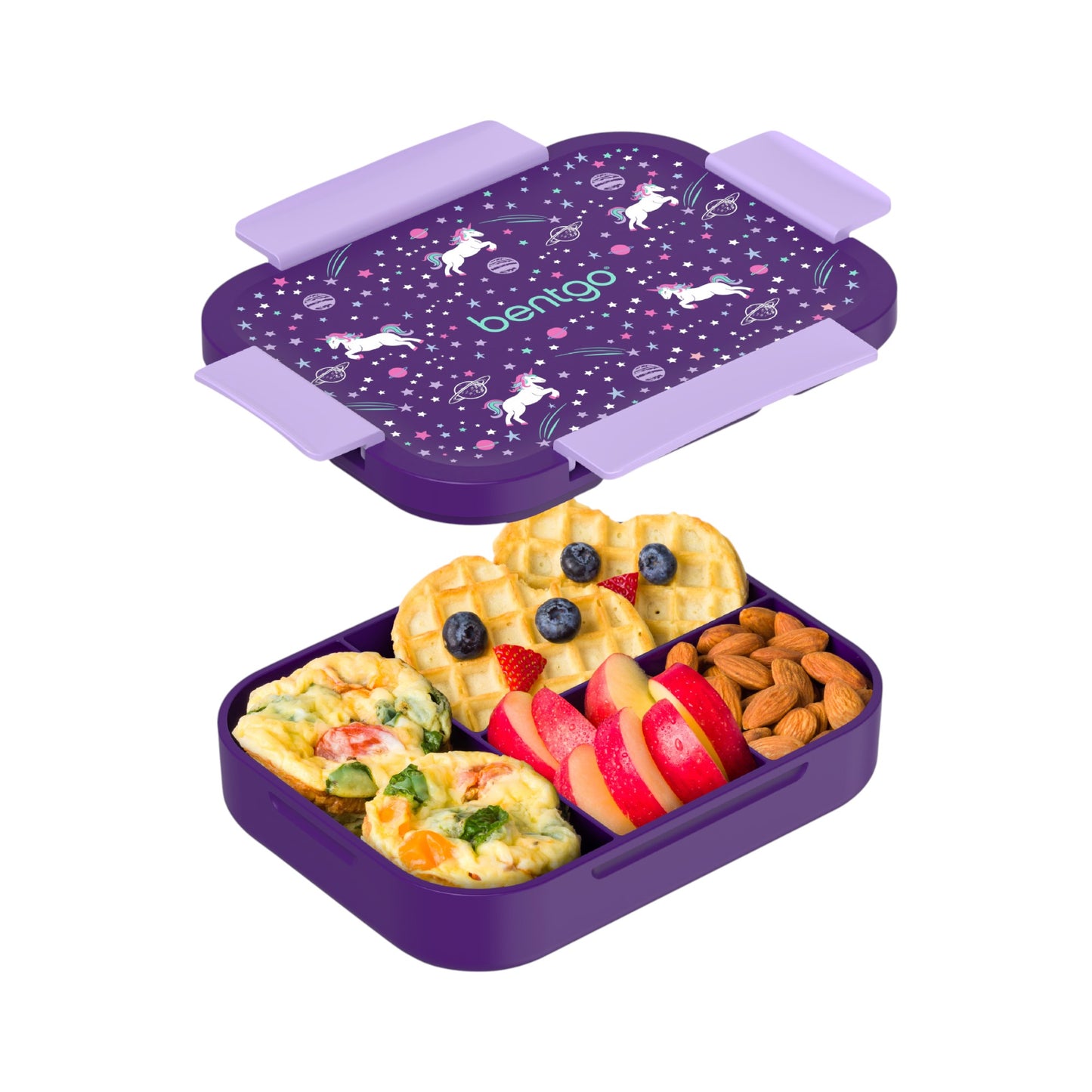 Bentgo Kids Snap & Go Lunch Box - Unicorns