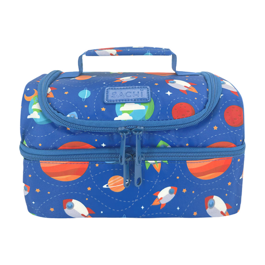 Sachi Insulated Double Decker Lunch Bag - Outer Space