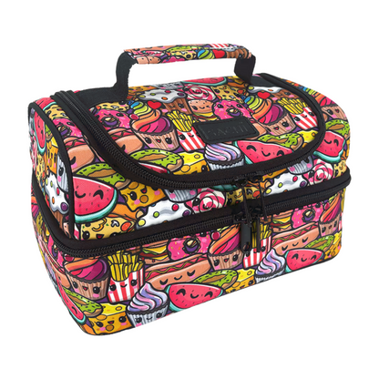 Sachi Insulated Double Decker Lunch Bag - Squishes