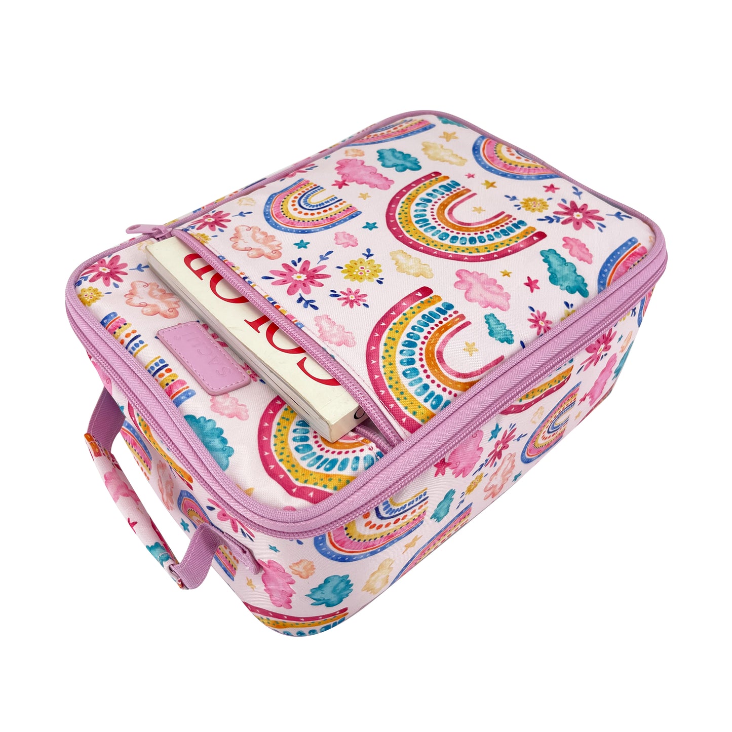 Sachi Insulated Lunch Tote & Ice Pack Bundle - Rainbow Sky