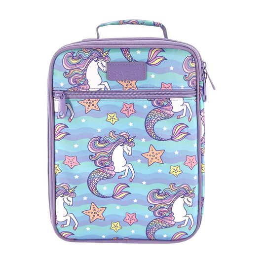 Sachi Insulated Lunch Tote - Mermaid Unicorns