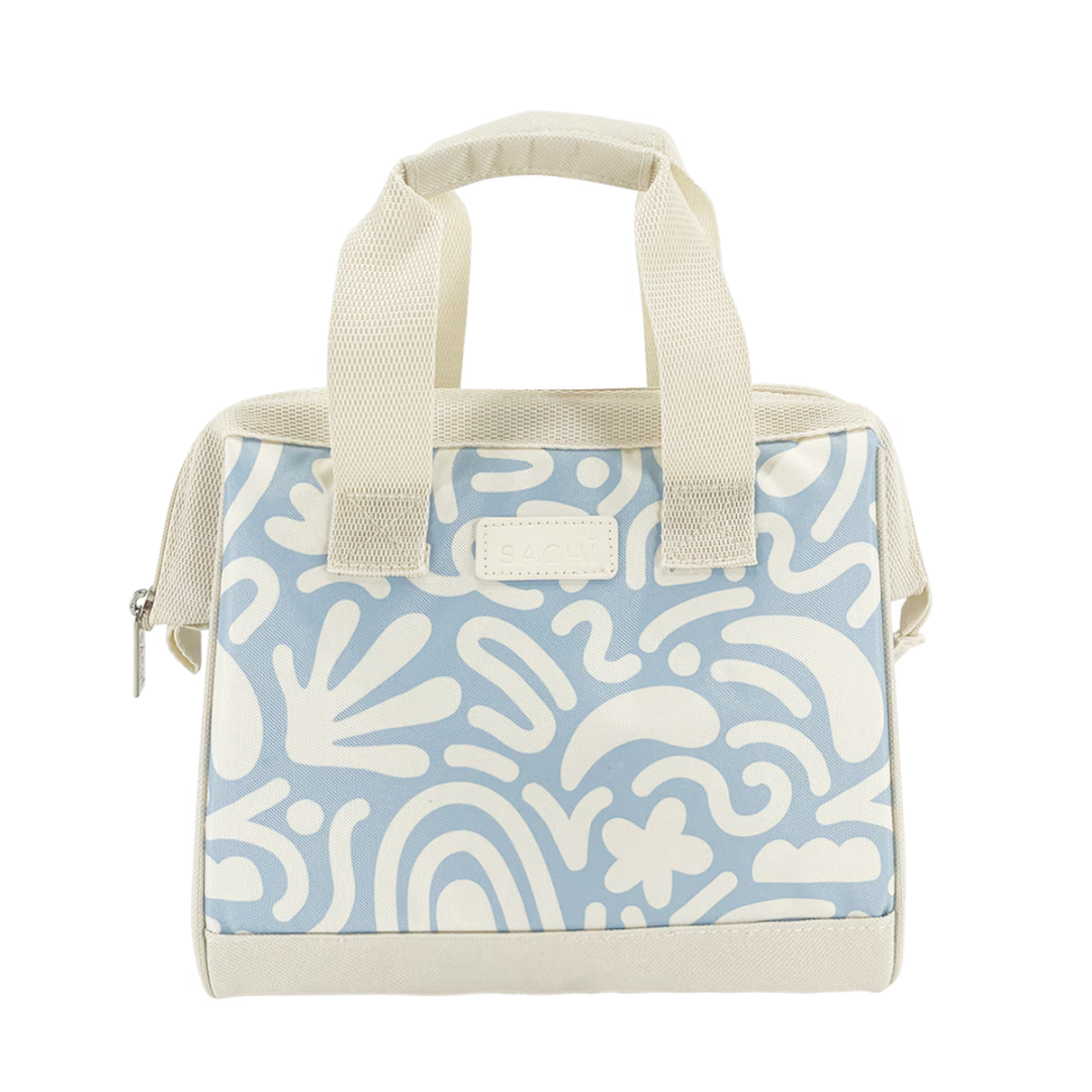 Sachi Insulated Lunch Bag - Blue Squiggles *NEW* *PREORDER*