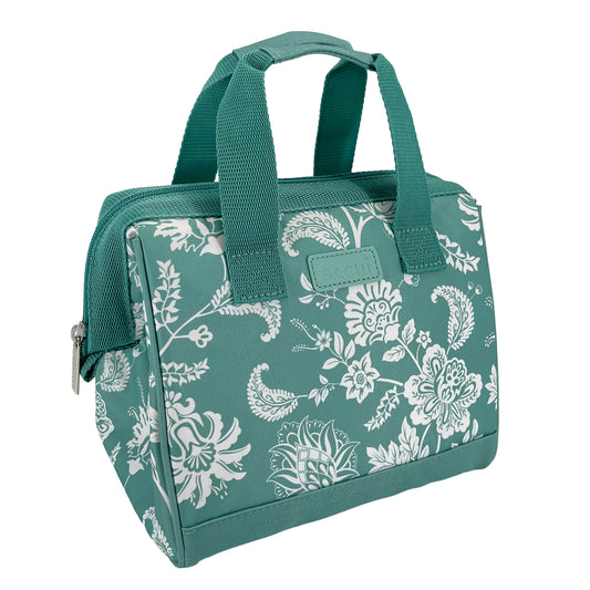 Sachi Insulated Lunch Bag - Green Paisley