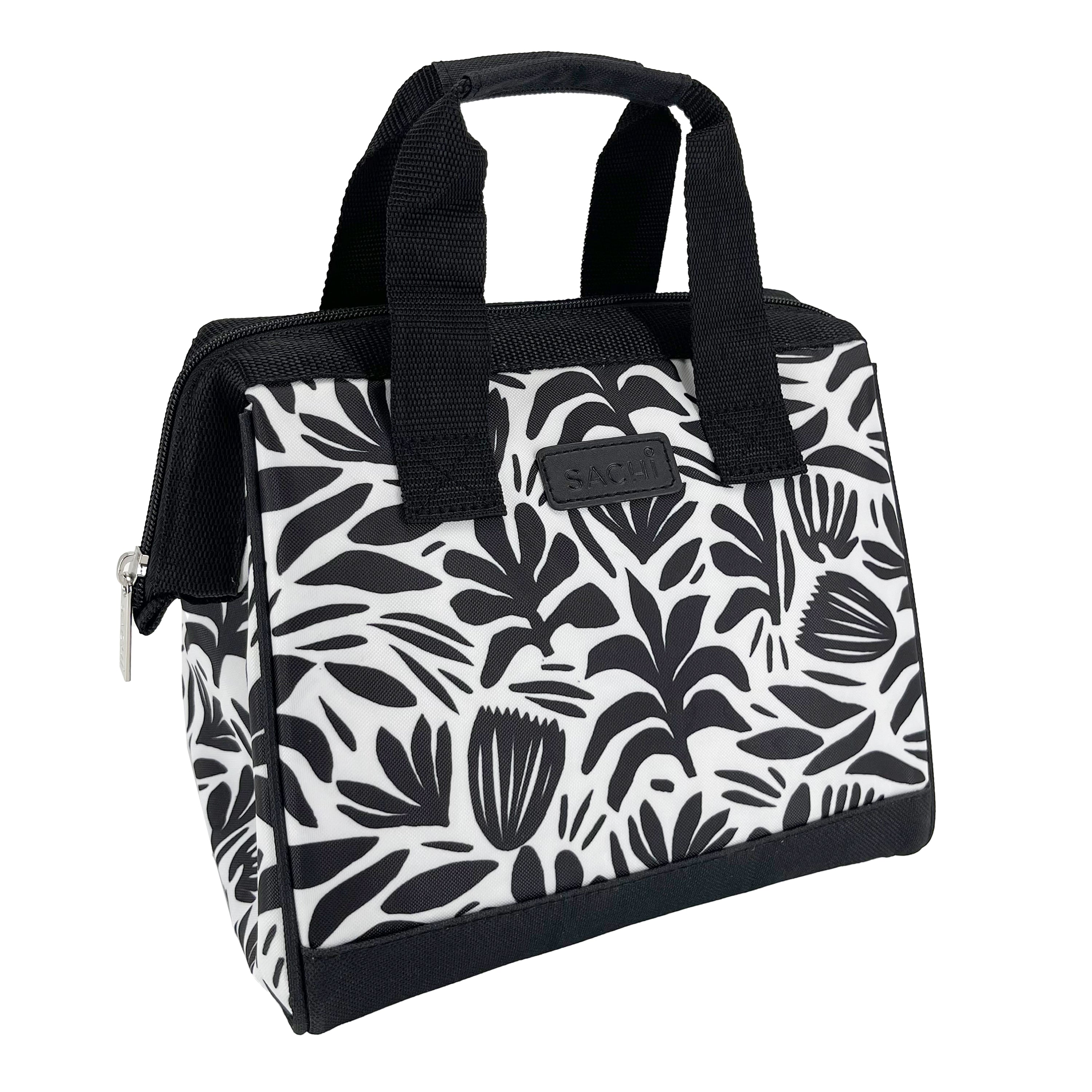 Sachi Insulated Lunch Bag Monochrome Blooms