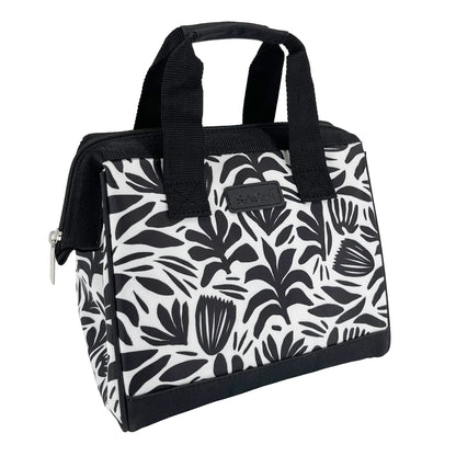 Sachi Insulated Lunch Bag - Monochrome Blooms